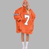 John Elway 7 Denver Football Unisex Blanket Hoodie 2