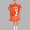 John Elway 7 Denver Football Unisex Blanket Hoodie 3