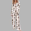 Keaton Silky Satin Pajama Set 2