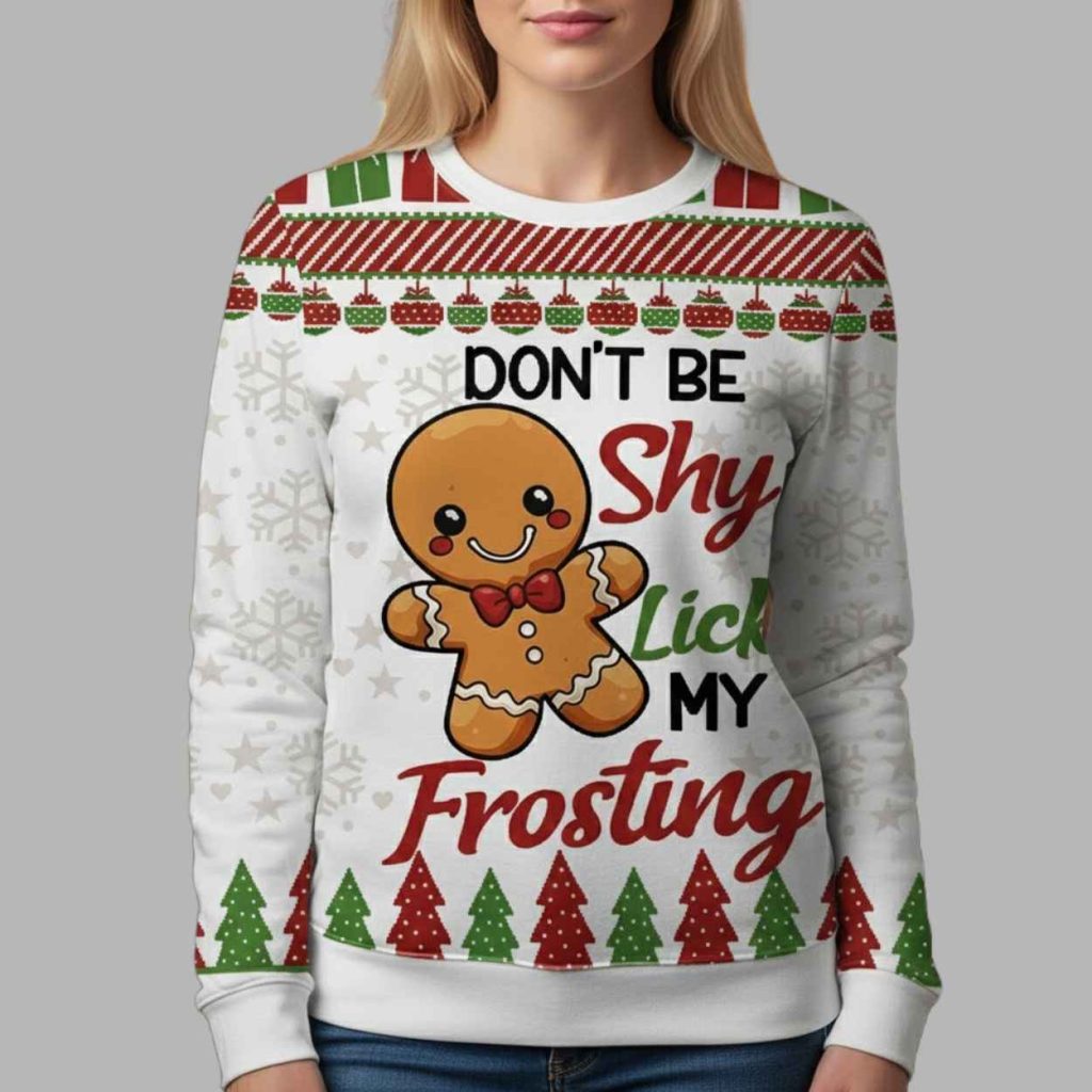 Lick My Frosting Christmas Ugly Sweater 2