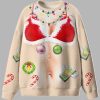 Light Bikini Santa Ugly Christmas Sweater 3 Light Bikini Santa Ugly Christmas Sweater 2