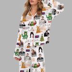 Love Actually Silky Satin Pajama Set