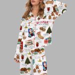 Loveliest Time Of Year Silky Satin Pajama Set