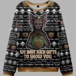Magic Cat Christmas Ugly Sweater
