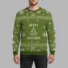 Merry Crustmas Pizza Christmas Ugly Sweater 2