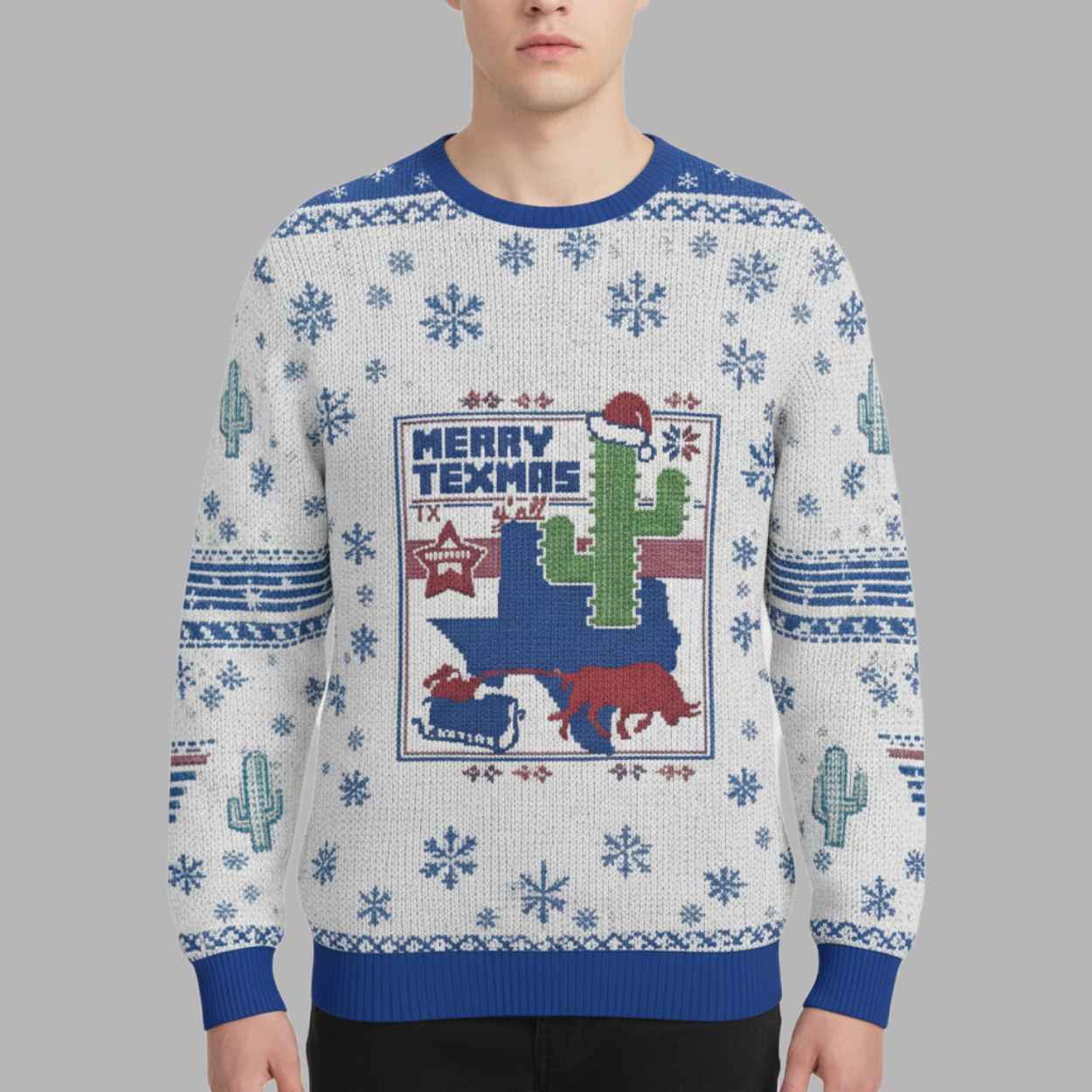 Merry Texmas Y'All Christmas Ugly Sweater 2 Merry Texmas YAll Christmas Ugly Sweater 2