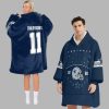 Micah Parsons 11 Dallas Football Unisex Blanket Hoodie 1