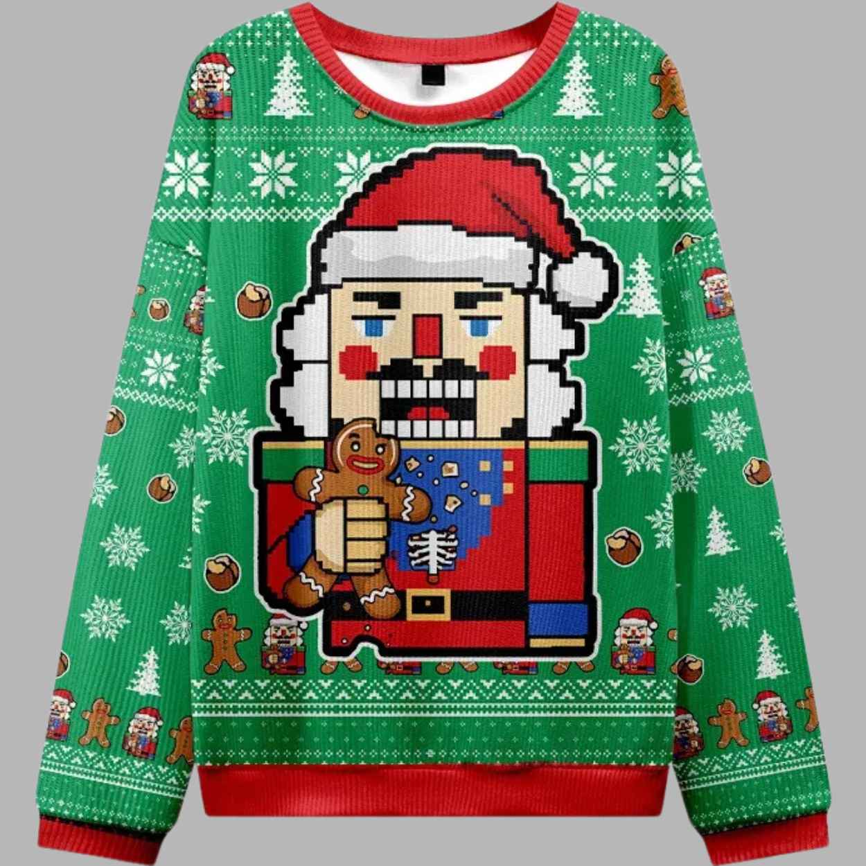 Nutcracker Funny Japan Christmas Ugly Sweater 2 Nutcracker Funny Japan Christmas Ugly Sweater 3