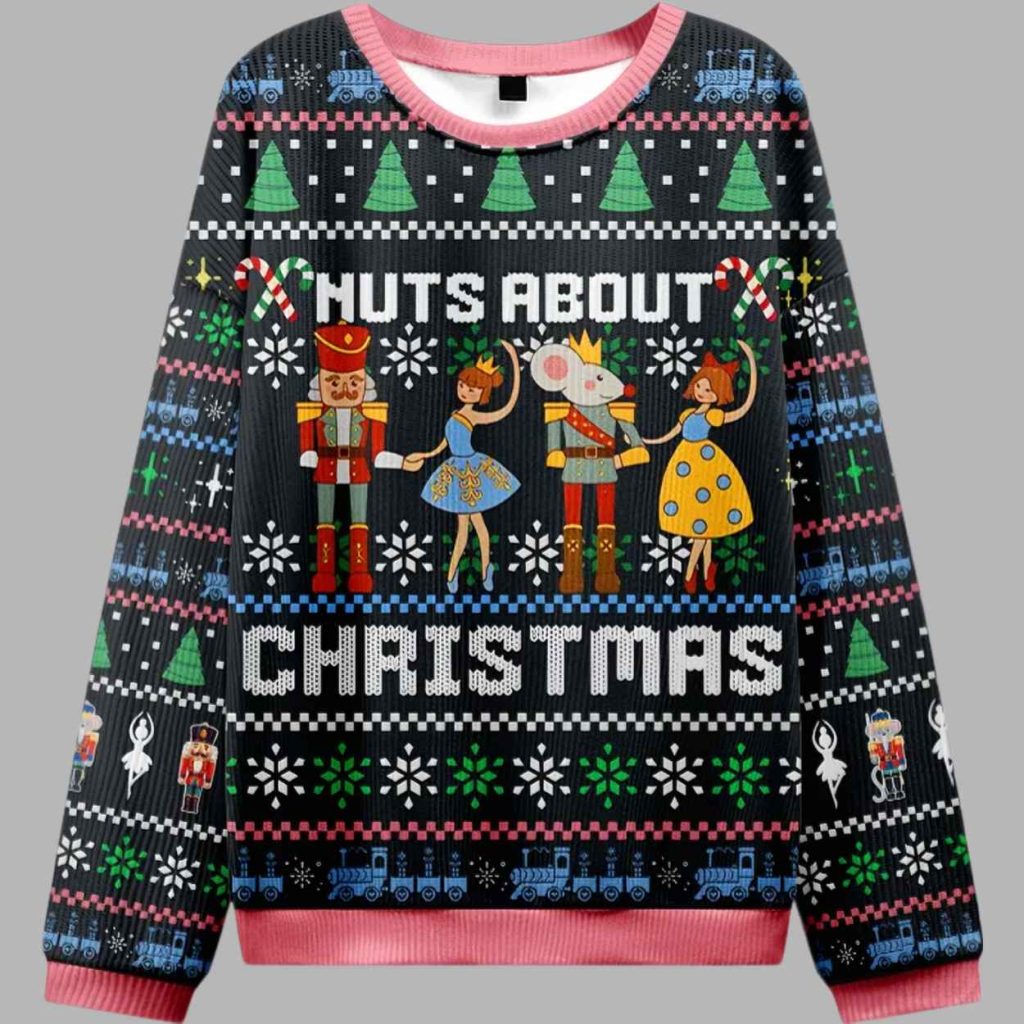 Nutcracker Nuts About Christmas Ugly Sweater 2