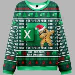 Ohh This Calls For A Spreadsheet Christmas Ugly Sweater