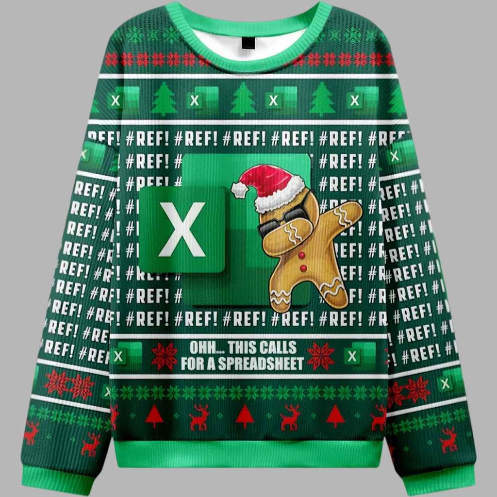 Ohh This Calls For A Spreadsheet Christmas Ugly Sweater 2