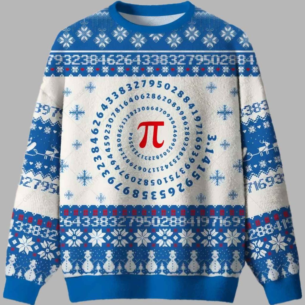 PI Math Ugly Christmas Sweater