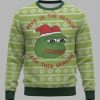 Pepe The Frog Dank Meme Christmas Ugly Sweater 4 Pepe The Frog Dank Meme Christmas Ugly Sweater 1