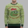 Pepe The Frog Dank Meme Christmas Ugly Sweater 2