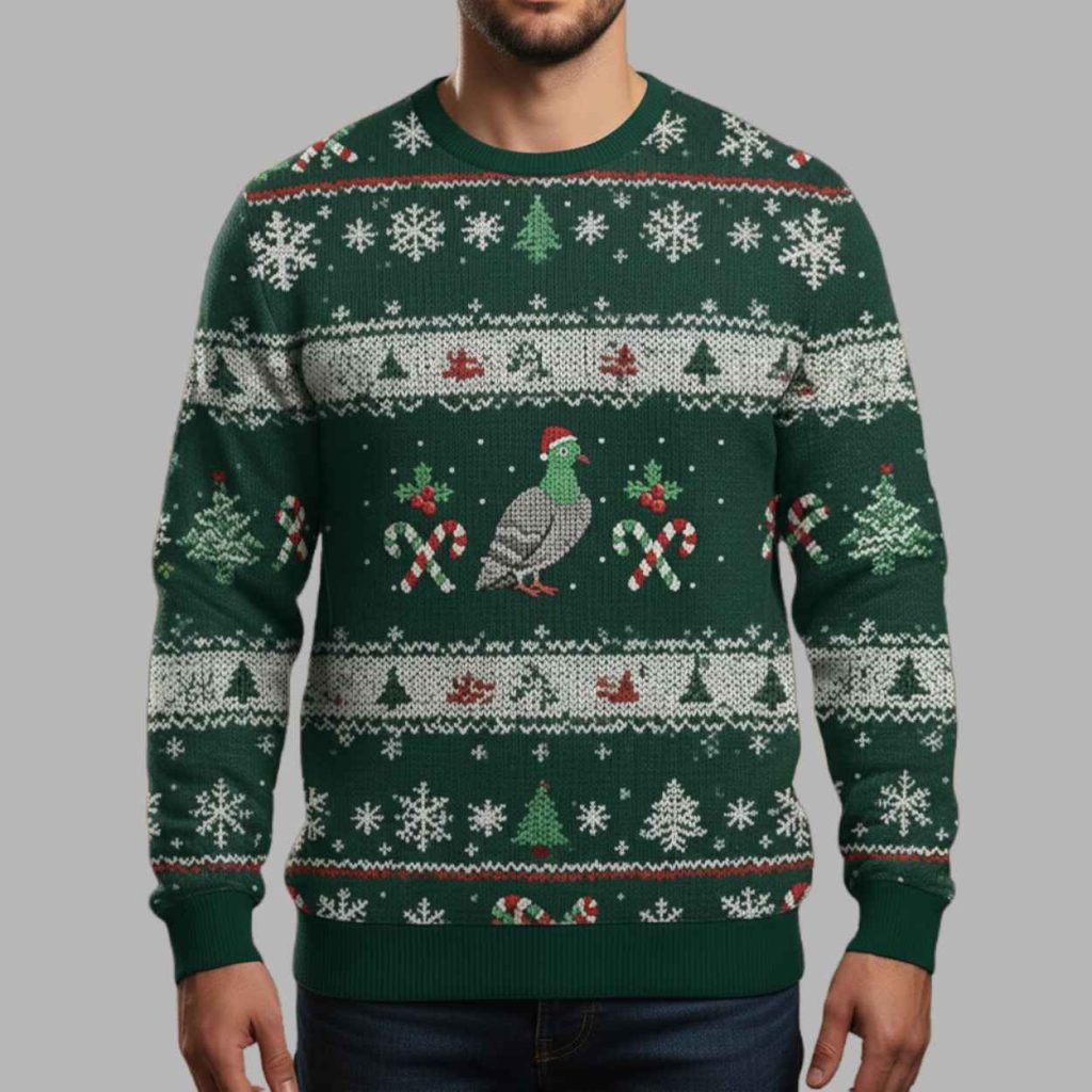 Pidgeon Christmas Ugly Sweater 2