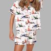 Pilates Alcohol Girl Christmas Silky Pajama Set 6 Pilates Alcohol Girl Christmas Silky Pajama Set 1