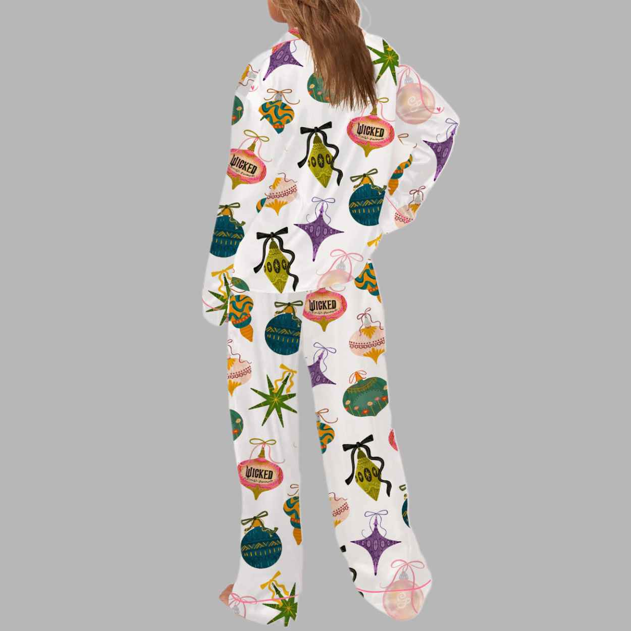 Pink and Green Change For Good Silky Satin Pajama Set 3 Pink and Green Change For Good Silky Satin Pajama Set 3