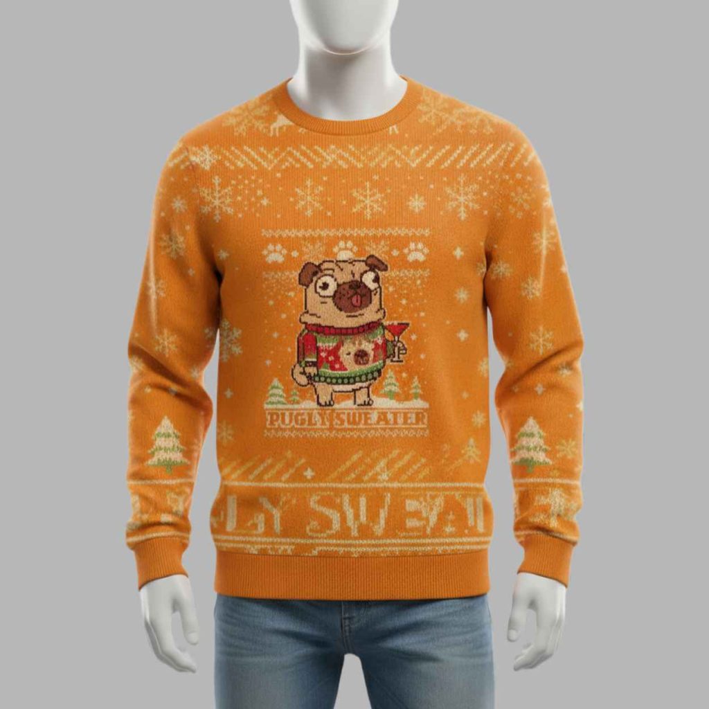 Pugly Christmas Ugly Sweater 2 Pugly Christmas Ugly Sweater 2