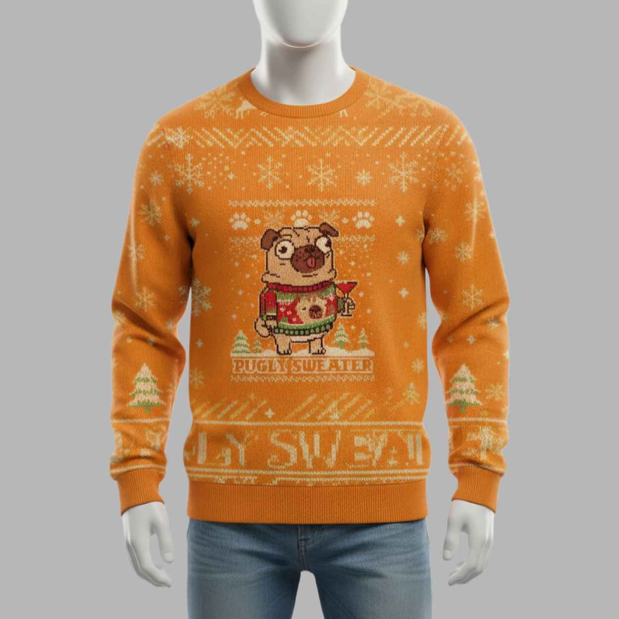 Pugly Christmas Ugly Sweater 2 Pugly Christmas Ugly Sweater 2