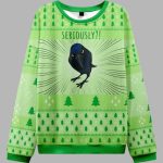 Raven's Question Christmas Ugly Sweater