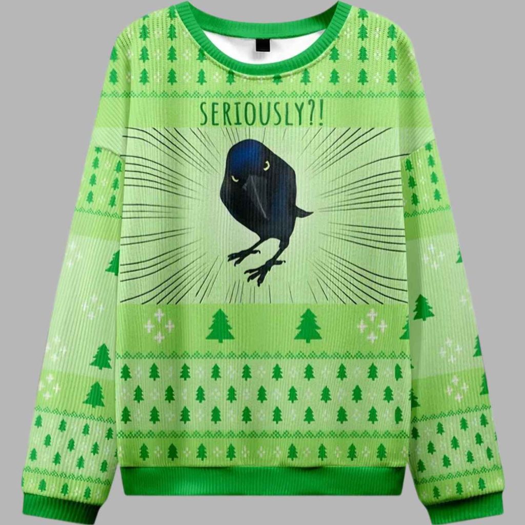Ravens Question Christmas Ugly Sweater 2