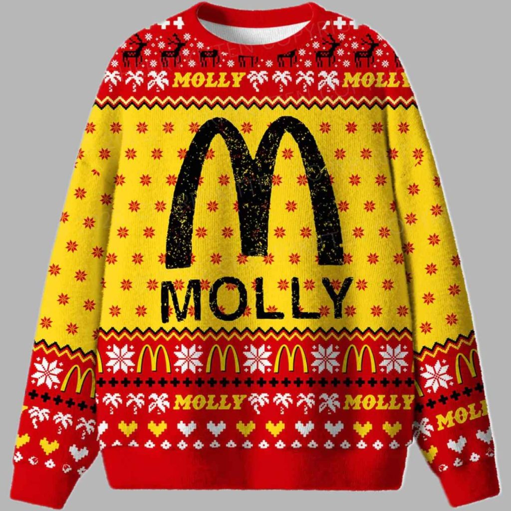 Red Molly Ugly Christmas Sweater 2