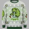 Rippit Frog Bong Christmas Ugly Sweater 1