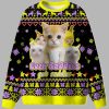 Saddies Five Cats Ugly Christmas Sweater 2