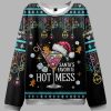 Santa’s Favorite Hot Mess Christmas Ugly Sweater 3 Santa's Favorite Hot Mess Christmas Ugly Sweater 2