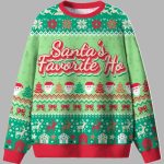 Santas Favorite Ho Ugly Christmas Sweater