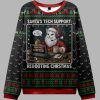 Santas Tech Support Cats Rebooting Christmas Christmas Ugly Sweater 2