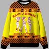 Save A Horse Ride A Cowgirl Ugly Christmas Sweater 1