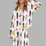 Seven Brides For Seven Brothers Silky Satin Pajama Set