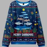 Shark Christmas Tree Christmas Ugly Sweater