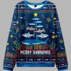 Shark Christmas Tree Christmas Ugly Sweater 2