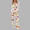 Side Club Chick Silky Satin Pajama Set