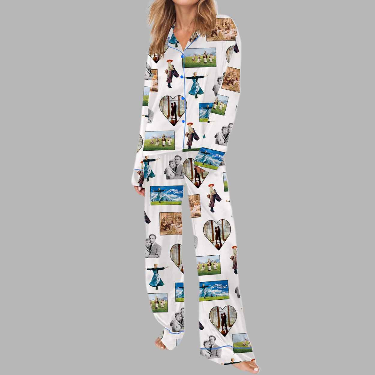 Sound Of Music Silky Satin Pajama Set 2 Sound Of Music Silky Satin Pajama Set 2