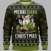 Stoner Santa Christmas Ugly Sweater 1