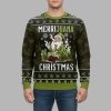 Stoner Santa Christmas Ugly Sweater 3 Stoner Santa Christmas Ugly Sweater 2