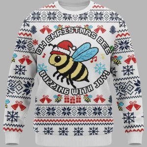 Bee Christmas Ugly Sweater 1
