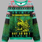 The Horrors Persist Frog Christmas Ugly Sweater