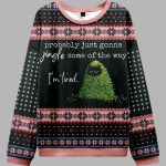 Tired Kitsmas Tree Christmas Ugly Sweater