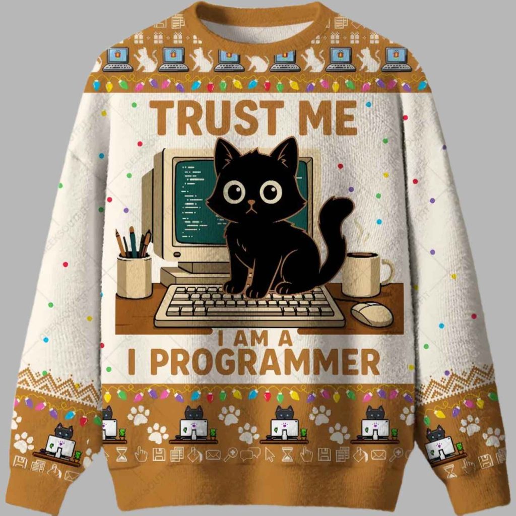 Trust Me I Am A I Programmer Ugly Christmas Sweater 2