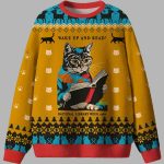Wake Up And Read Ugly Christmas Sweater