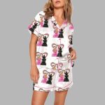 Wicked Changed For Good Pink and Green Coquette Wizard Pajama Set