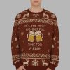 Wonderful Time For a Beer Christmas Ugly Sweater 7 Wonderful Time For a Beer Christmas Ugly Sweater 1