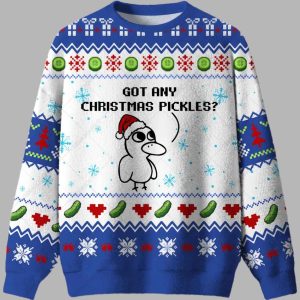 Got Any Christmas Pickles Ugly Christmas Sweater 1