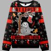 Yarn Snowman Christmas Ugly Sweater 1