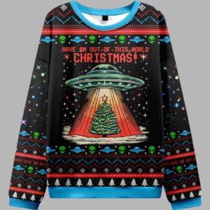 Have An Out of This World Christmas Christmas Ugly Sweater 1