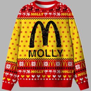 Red Molly Ugly Christmas Sweater 1